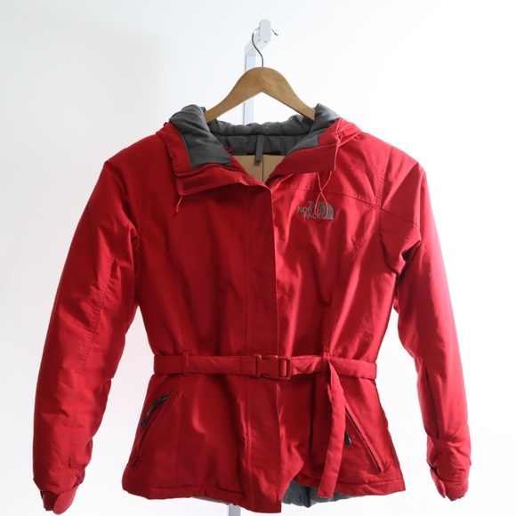 The North Face Jackets & Blazers - The North Face Women's Red Belted Jacket Coat